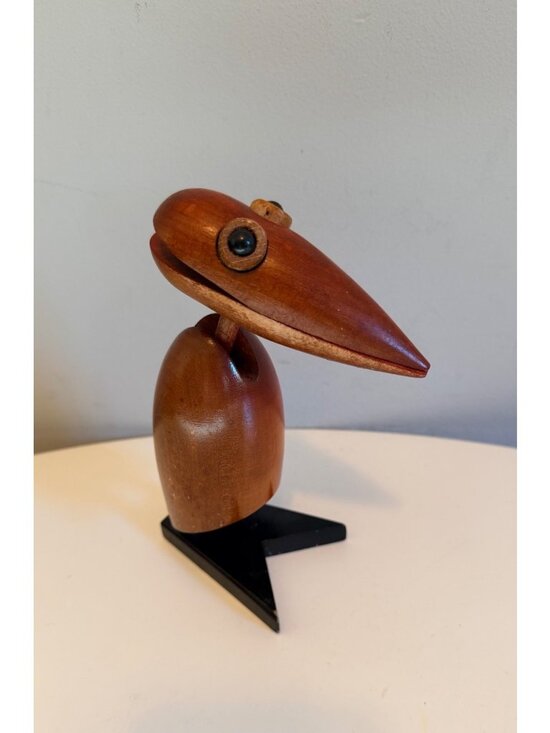 Counterpoint Other - Vintage Wooden Dodo Bird Letter Holder by Counterpoint Mid Century Modern Office